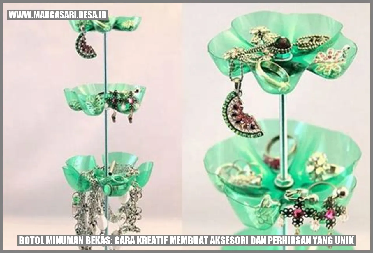 Bunga Cantik dari Botol Minuman Bekas