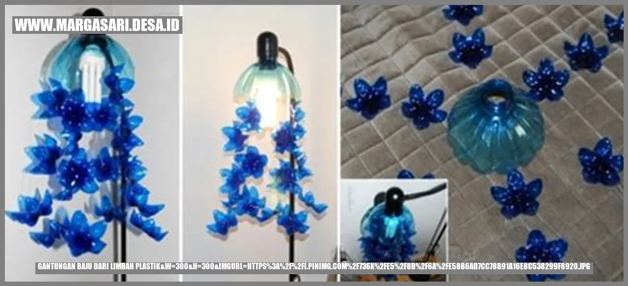 gantungan baju dari limbah plastik