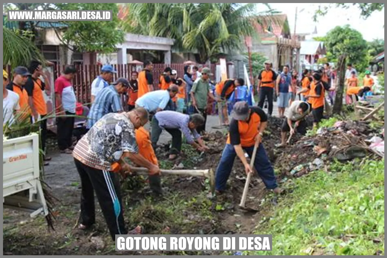 Gotong Royong di Desa