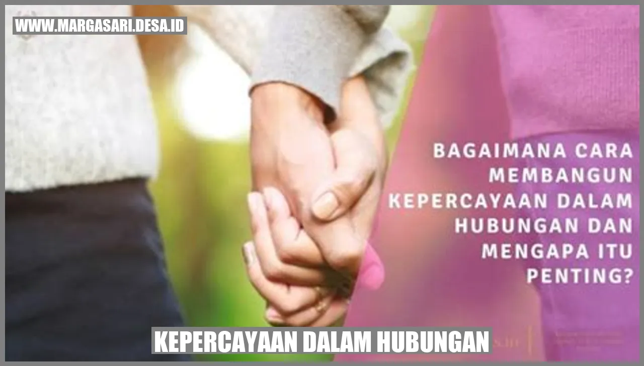 Kepercayaan dalam Hubungan