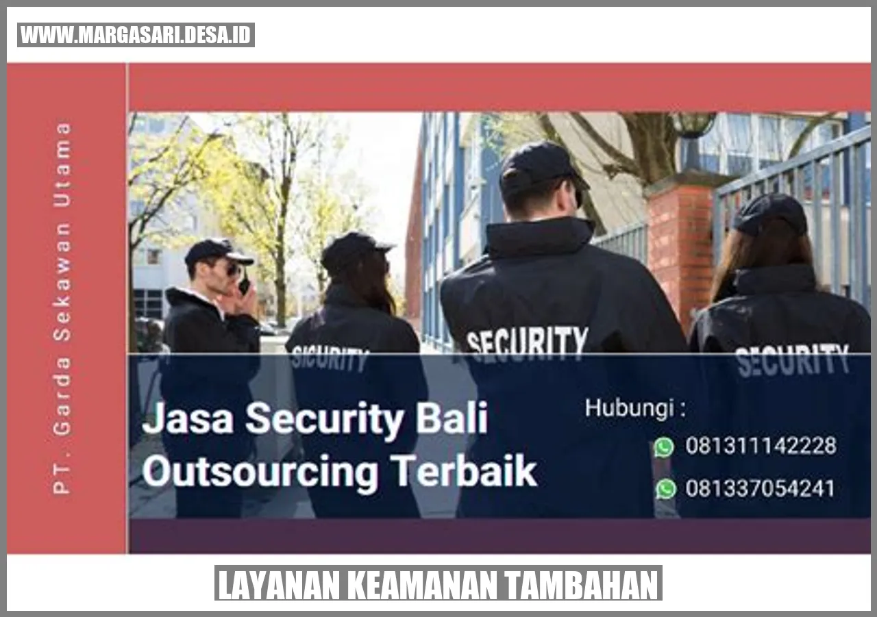 Layanan Keamanan Tambahan