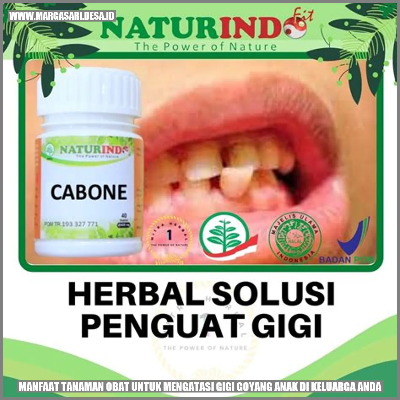 Anak sedang gigi goyang