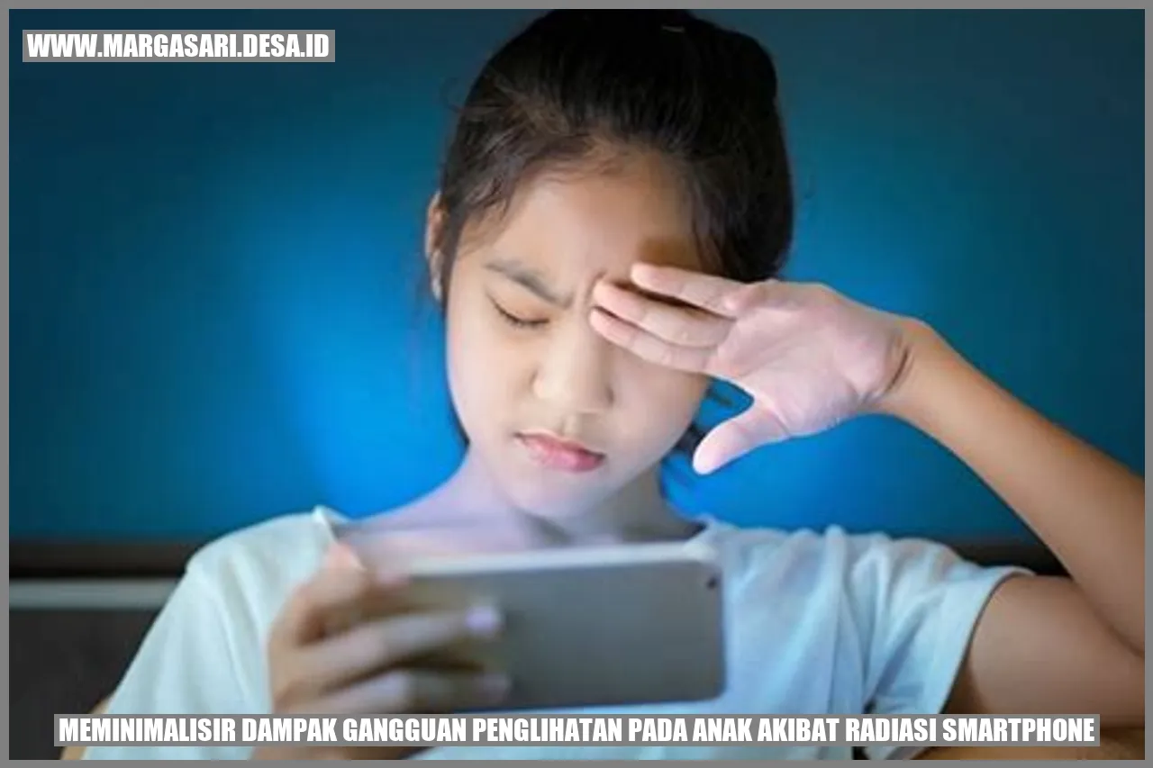 Dampak Gangguan Penglihatan pada Anak akibat Radiasi Smartphone