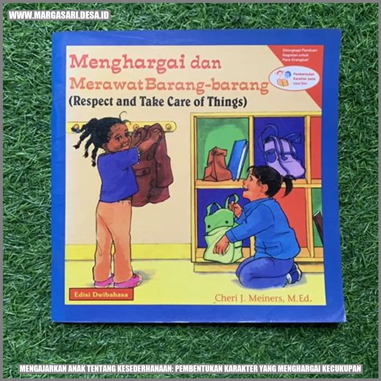 Anak mengepel lantai