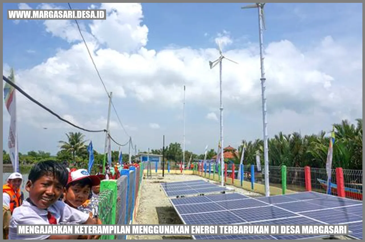 Mengajarkan Keterampilan Menggunakan Energi Terbarukan di Desa Margasari