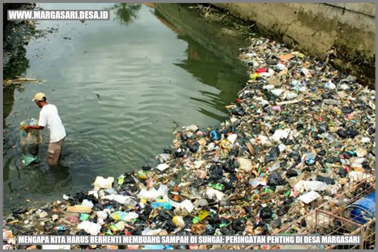 Sungai di Desa Margasari