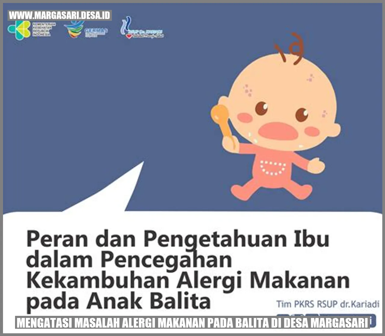 Mengatasi Masalah alergi makanan pada Balita di Desa Margasari