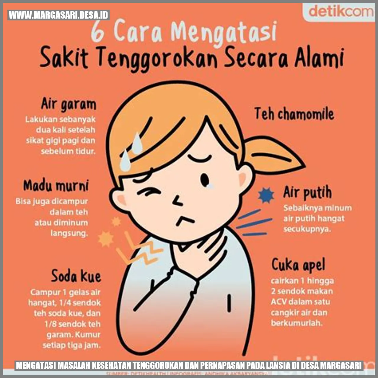 Mengatasi Masalah Kesehatan Tenggorokan dan Pernapasan pada Lansia di Desa Margasari