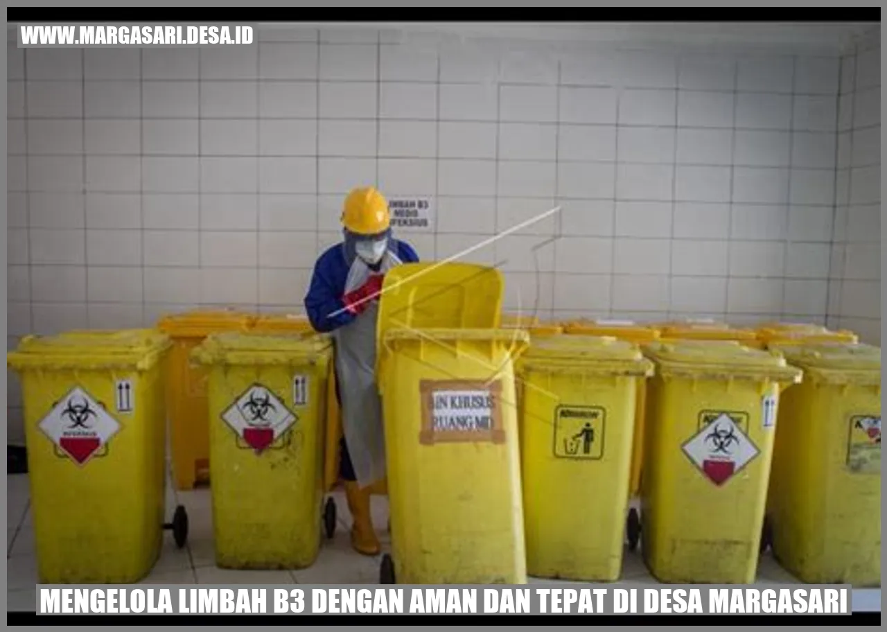 Mengelola Limbah B3 dengan Aman dan Tepat di Desa Margasari