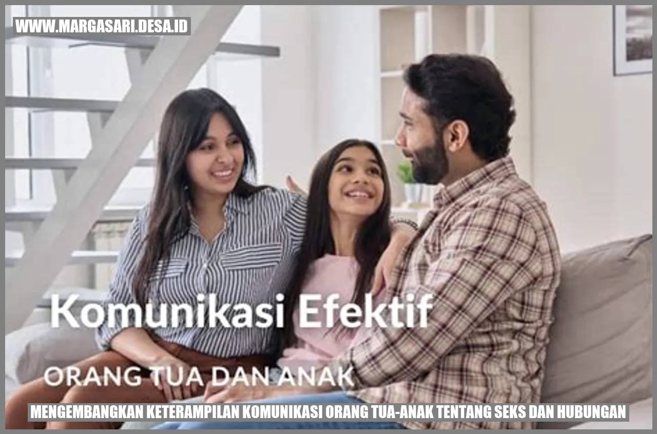 Gambar Orang Tua dan Anak yang Berkomunikasi tentang Seks dan Hubungan