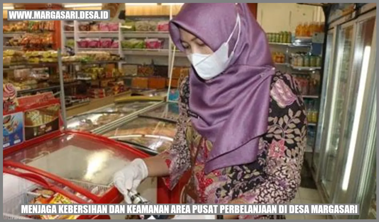 Gambar Area Pusat Perbelanjaan di Desa Margasari